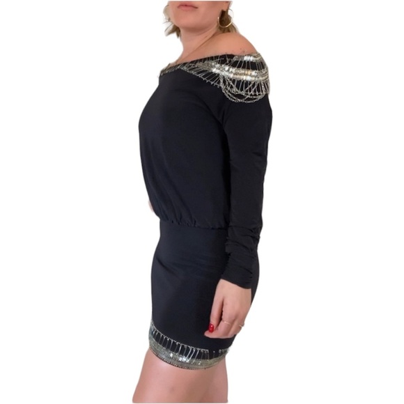 Jovani Mini Dress with Pins - Picture 5 of 7